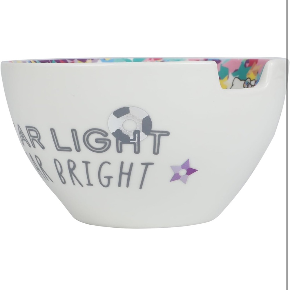 Sanrio Hello Kitty Chopstick Bowl - White and Blue - Picture 7 of 10